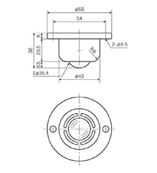 Drawing: PVS120F·PVS120FS