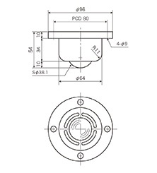 Drawing: PVS260FM·PVS260FMS