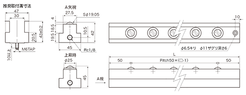 図面：PVL50T-□