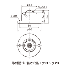 図面：PV260FH・PV260FHS