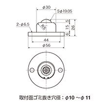 図面：PV50FH・PV50FHS