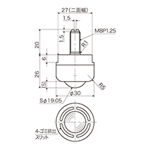 図面：PVS50B・PVS50BS