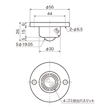 図面：PVS50F・PVS50FS